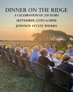 Farm-to-Table Dinner A Celebration of 250 Years | September 12th 2026
