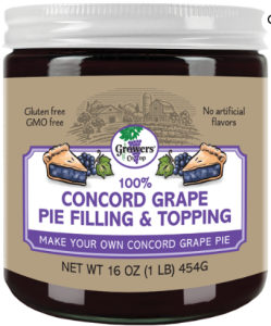 Concord Grape Pie Filling
